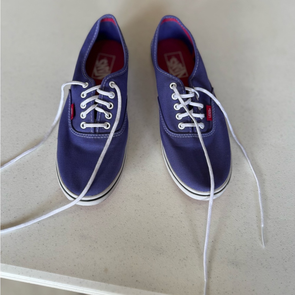 Vans Classic Purple Sneakers with White Accents